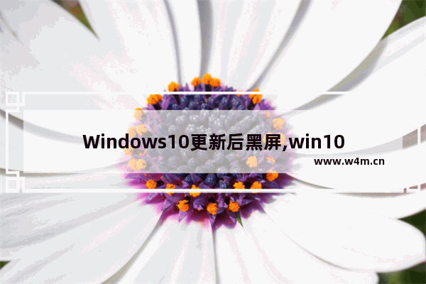 Windows10更新后黑屏,win10更新后黑屏怎么办