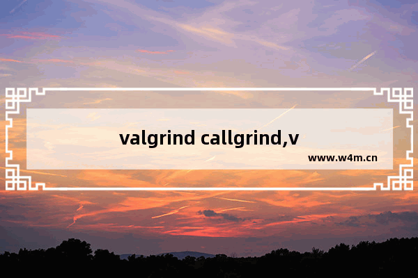 valgrind callgrind,valgrind 性能分析