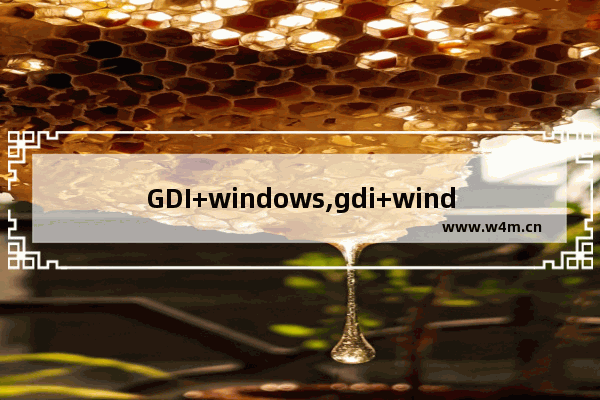 GDI+windows,gdi+window什么意思