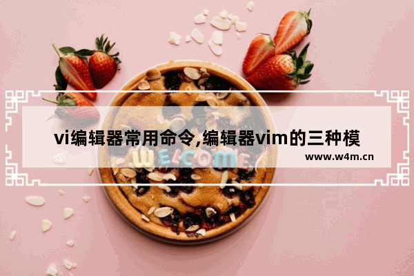 vi编辑器常用命令,编辑器vim的三种模式