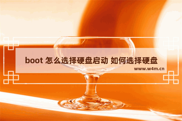 boot 怎么选择硬盘启动 如何选择硬盘启动