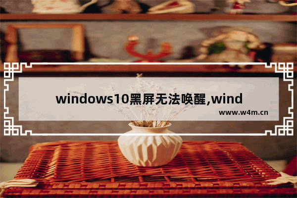 windows10黑屏无法唤醒,windows7黑屏无法唤醒