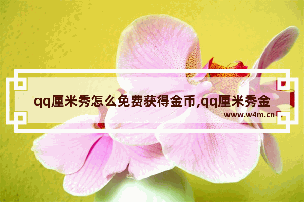 qq厘米秀怎么免费获得金币,qq厘米秀金币怎么刷