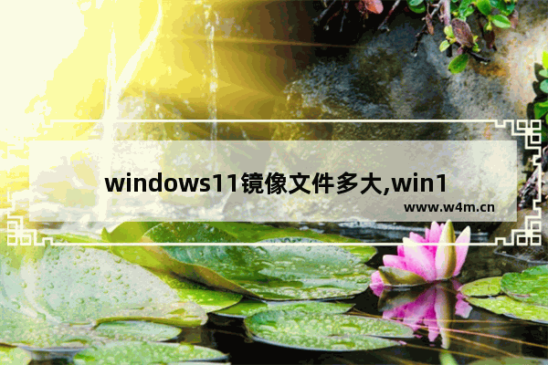 windows11镜像文件多大,win11镜像文件多大