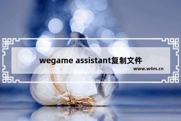 wegame assistant复制文件失败,wegame assistant