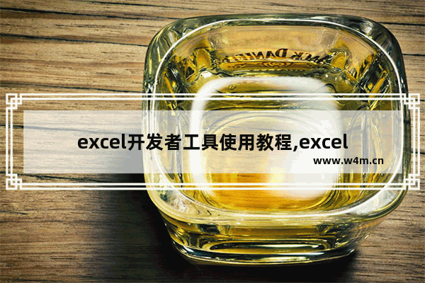 excel开发者工具使用教程,excel2010打开开发工具