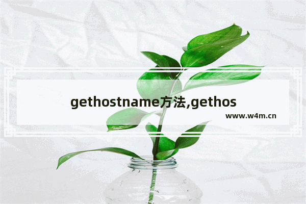 gethostname方法,gethostbyname头文件