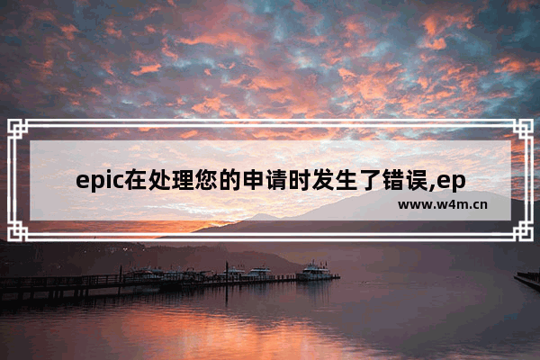 epic在处理您的申请时发生了错误,epic无法处理你的请求