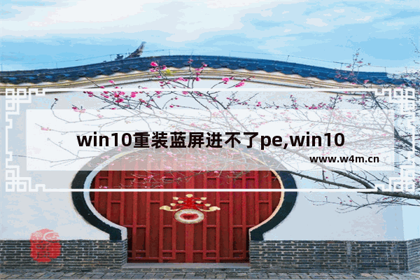 win10重装蓝屏进不了pe,win10开机蓝屏进不去,进PE修复引导也不行