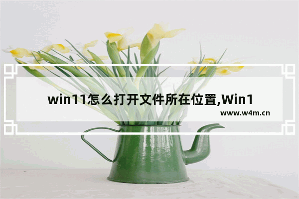 win11怎么打开文件所在位置,Win11怎么打开设置