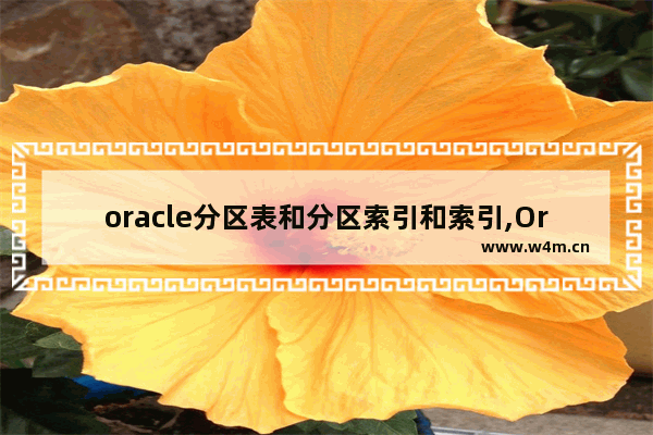 oracle分区表和分区索引和索引,Oracle分区索引