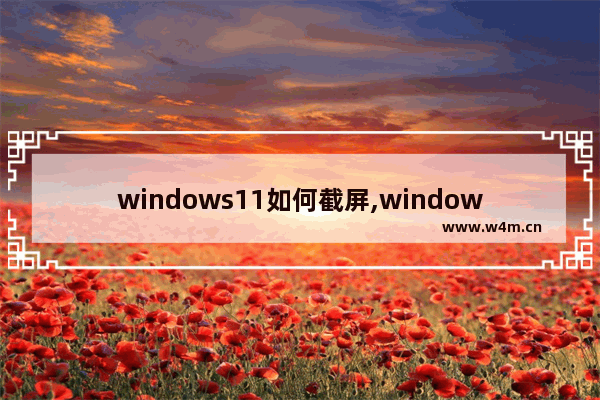 windows11如何截屏,windows10截屏保存