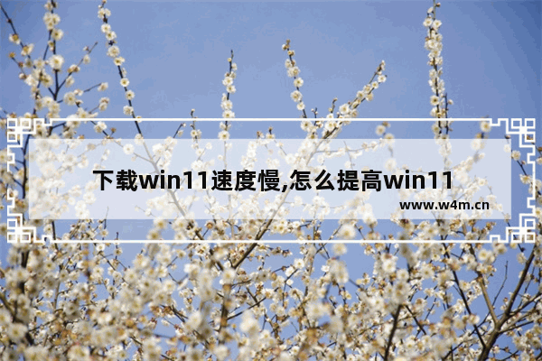 下载win11速度慢,怎么提高win11系统运行速度