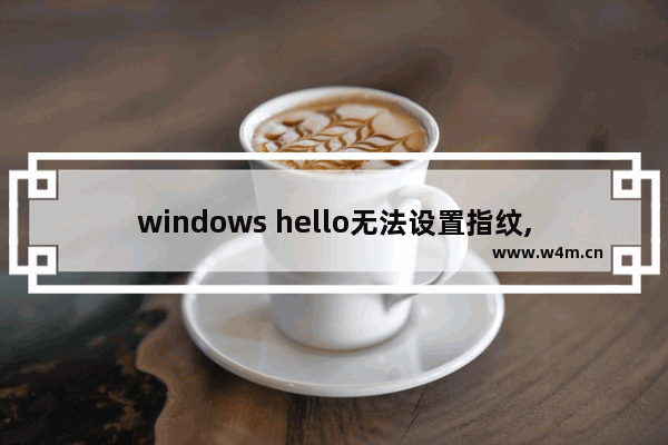 windows hello无法设置指纹,windows hello指纹设置没反应