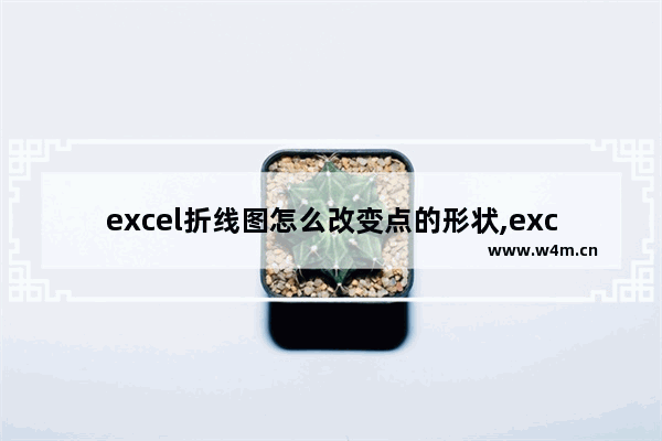 excel折线图怎么改变点的形状,excel怎样做折线图,带节点