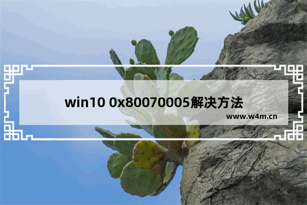 win10 0x80070005解决方法,win10更新错误0x8007000d