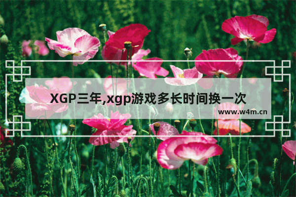 XGP三年,xgp游戏多长时间换一次