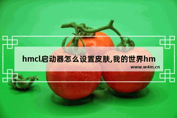 hmcl启动器怎么设置皮肤,我的世界hmcl皮肤怎么导入