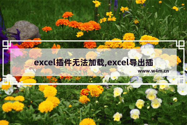 excel插件无法加载,excel导出插件未正常加载