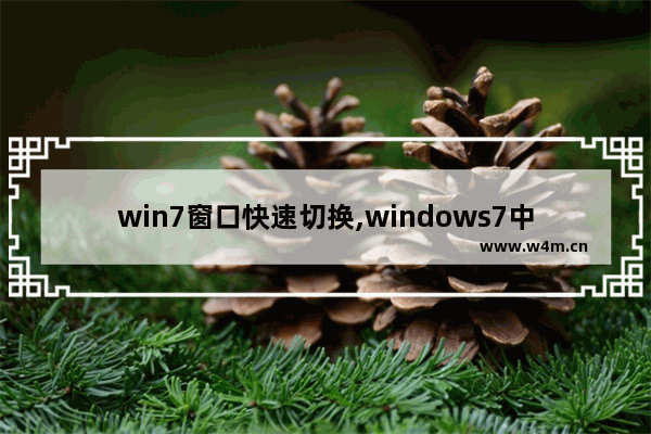 win7窗口快速切换,windows7中可以完成窗口切换