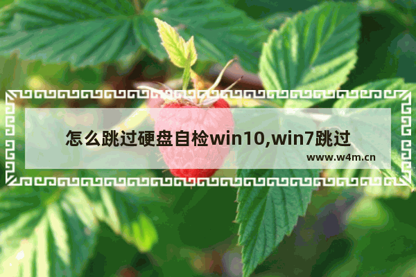 怎么跳过硬盘自检win10,win7跳过硬盘自检