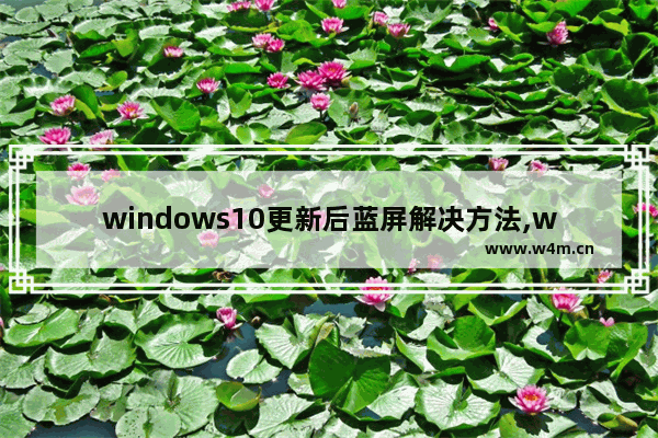 windows10更新后蓝屏解决方法,win10更新后蓝屏怎么解决