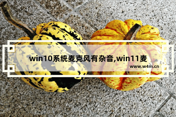 win10系统麦克风有杂音,win11麦克风声音小