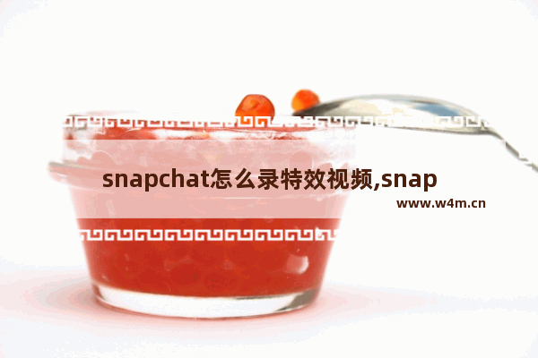 snapchat怎么录特效视频,snapchat怎么自拍