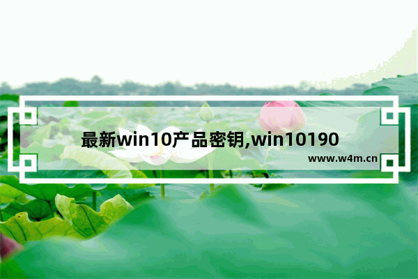 最新win10产品密钥,win101909激活密钥