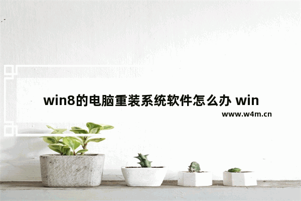 win8的电脑重装系统软件怎么办 win8电脑重装系统软件解决方法