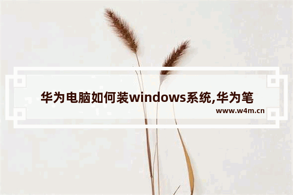 华为电脑如何装windows系统,华为笔记本可以装windows10系统吗