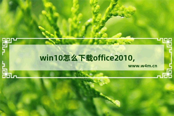 win10怎么下载office2010,windows10怎么下载office