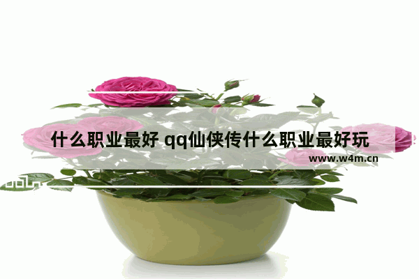 什么职业最好 qq仙侠传什么职业最好玩