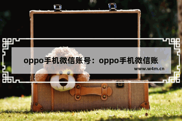 oppo手机微信账号：oppo手机微信账号怎么改