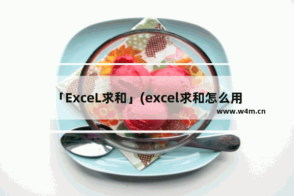 「ExceL求和」(excel求和怎么用公式是什么)