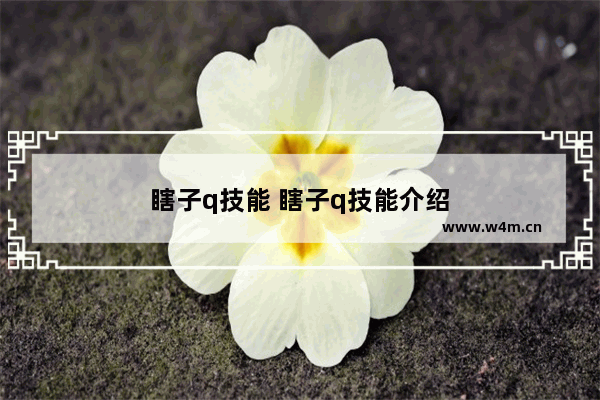 瞎子q技能 瞎子q技能介绍