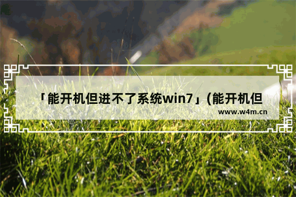 「能开机但进不了系统win7」(能开机但进不了系统win7系统发出迪迪)