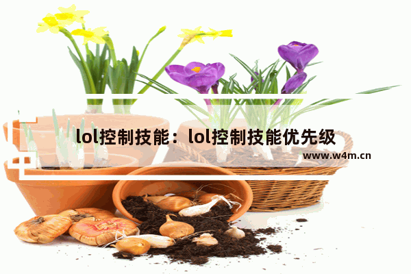 lol控制技能：lol控制技能优先级