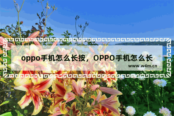 oppo手机怎么长按，OPPO手机怎么长按复制