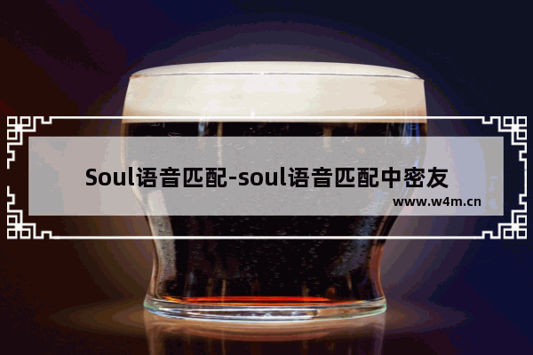 Soul语音匹配-soul语音匹配中密友打语音