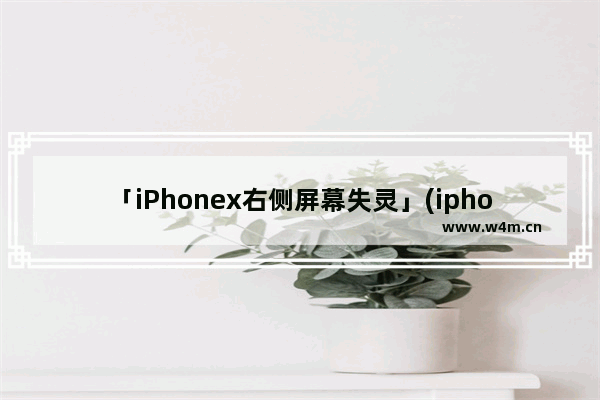 「iPhonex右侧屏幕失灵」(iphonex右侧屏幕失灵电吹风一吹就好了不吹又不好了)