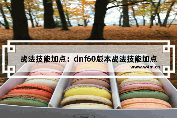 战法技能加点：dnf60版本战法技能加点