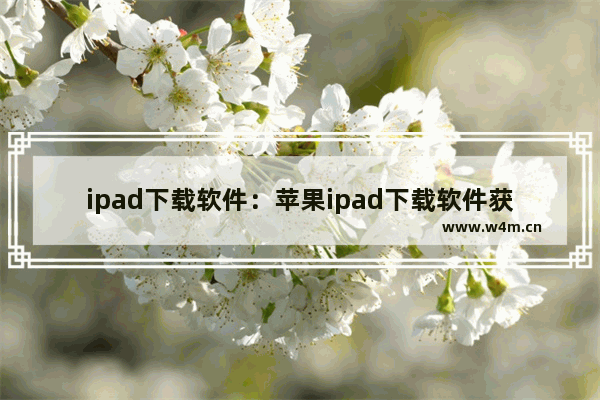 ipad下载软件：苹果ipad下载软件获取不了