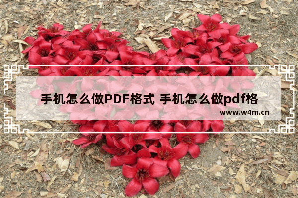 手机怎么做PDF格式 手机怎么做pdf格式的图片