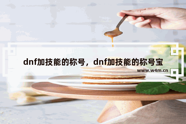 dnf加技能的称号，dnf加技能的称号宝珠有哪些