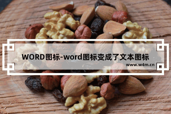 WORD图标-word图标变成了文本图标怎么办win10