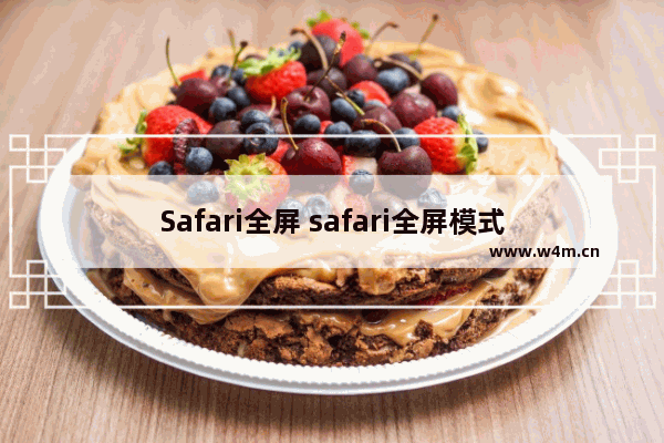 Safari全屏 safari全屏模式