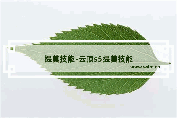 提莫技能-云顶s5提莫技能