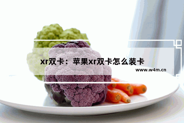 xr双卡：苹果xr双卡怎么装卡