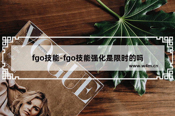 fgo技能-fgo技能强化是限时的吗